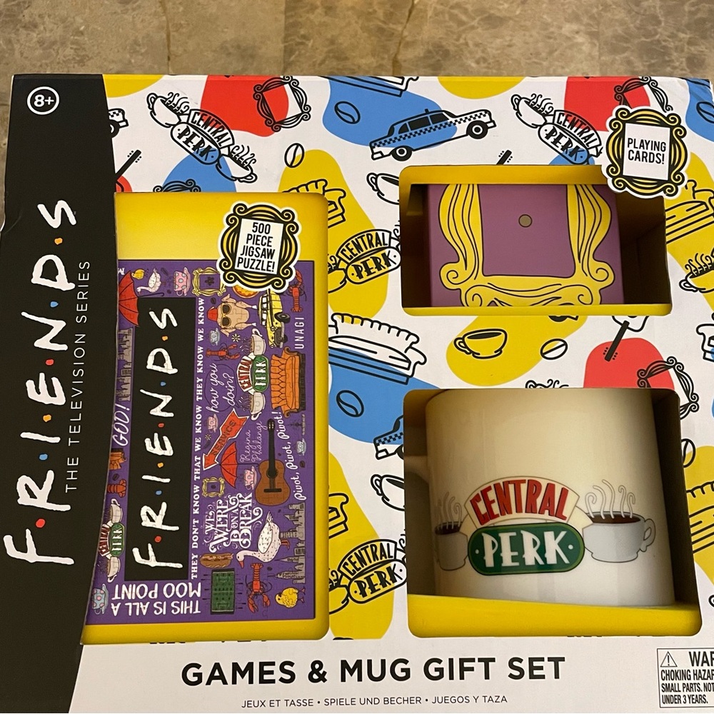 Friends games and mug gift set